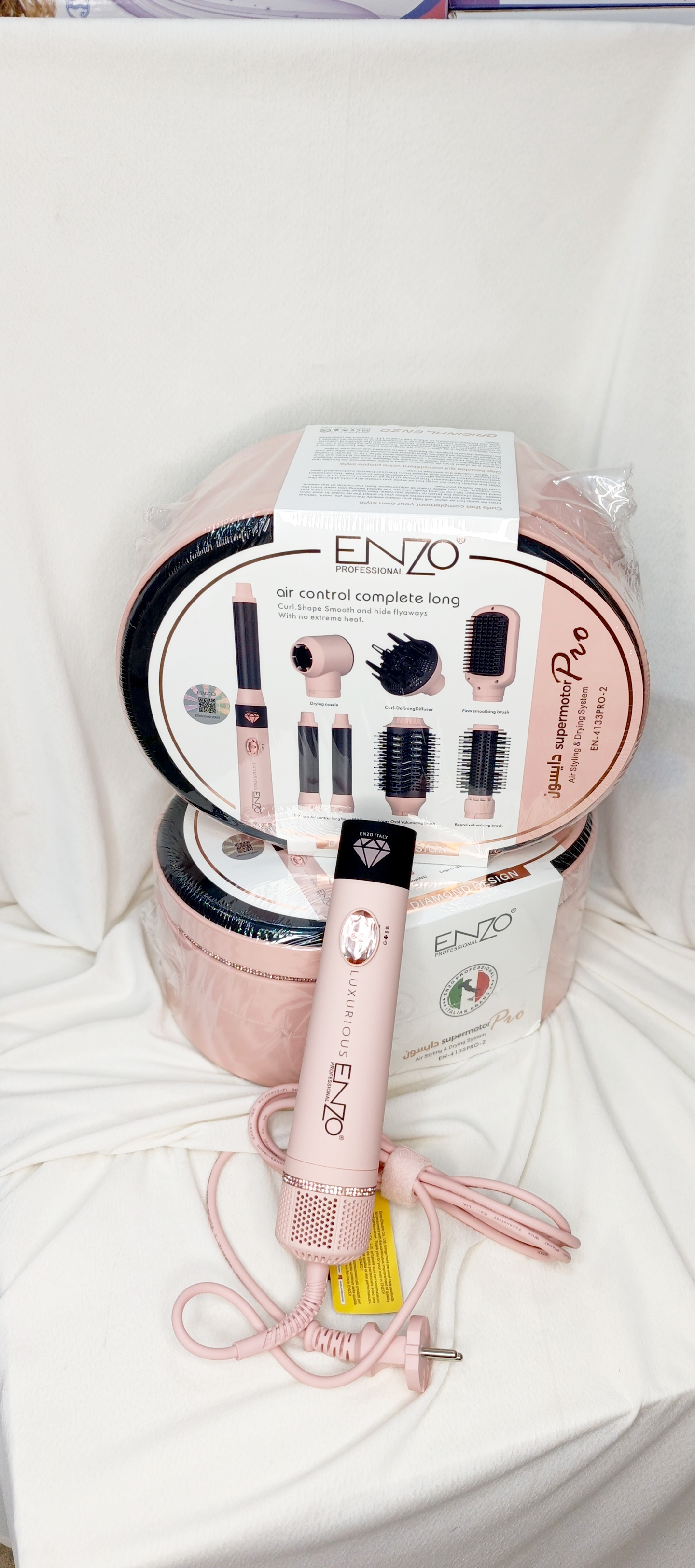 ست حالت‌دهنده و سشوار حرفه‌ای ENZO مدل2-EN-4133 PRO
