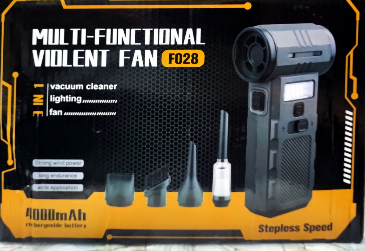 جت فن شارژی دمنده مکنده VIOLENT FAN F028