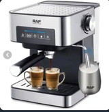 اسپرسوساز راف مدل 136. | توان 850 وات | فشار بخار 20 بار | مخزن 1.6 لیتری
