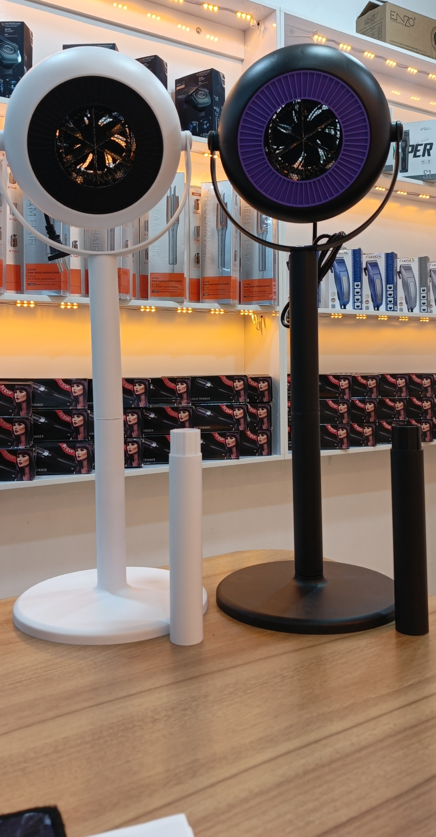 هیتر رومیزی و ایستاده | قابلیت تنظیم ارتفاع و زاویه پرتاب باد | مدل Adjustable Height Heater